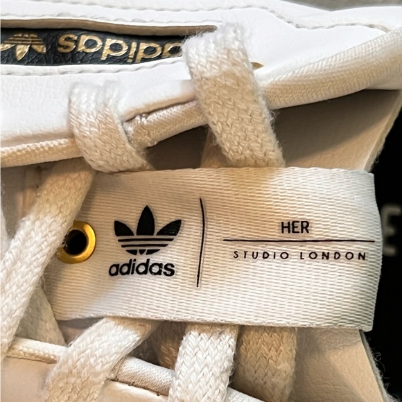 ADIDAS X HER Studio London Sleek White Cloud Sneakers Sz 10 Excellent Condition - Picture 11 of 12